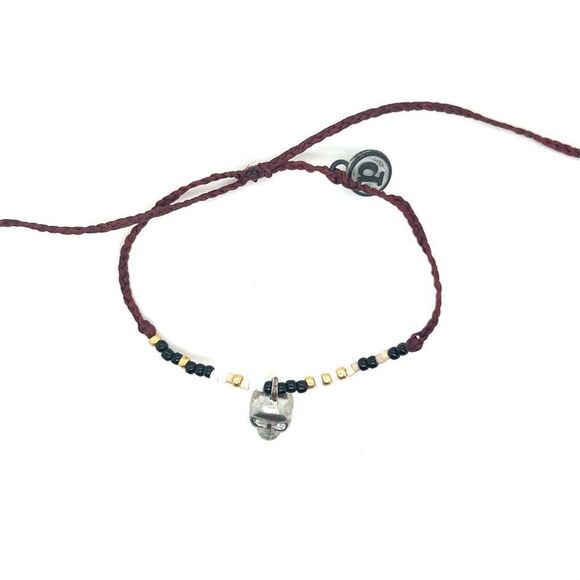 Pura Vida Beaded Skull Bracelet - Picture 3 of 3